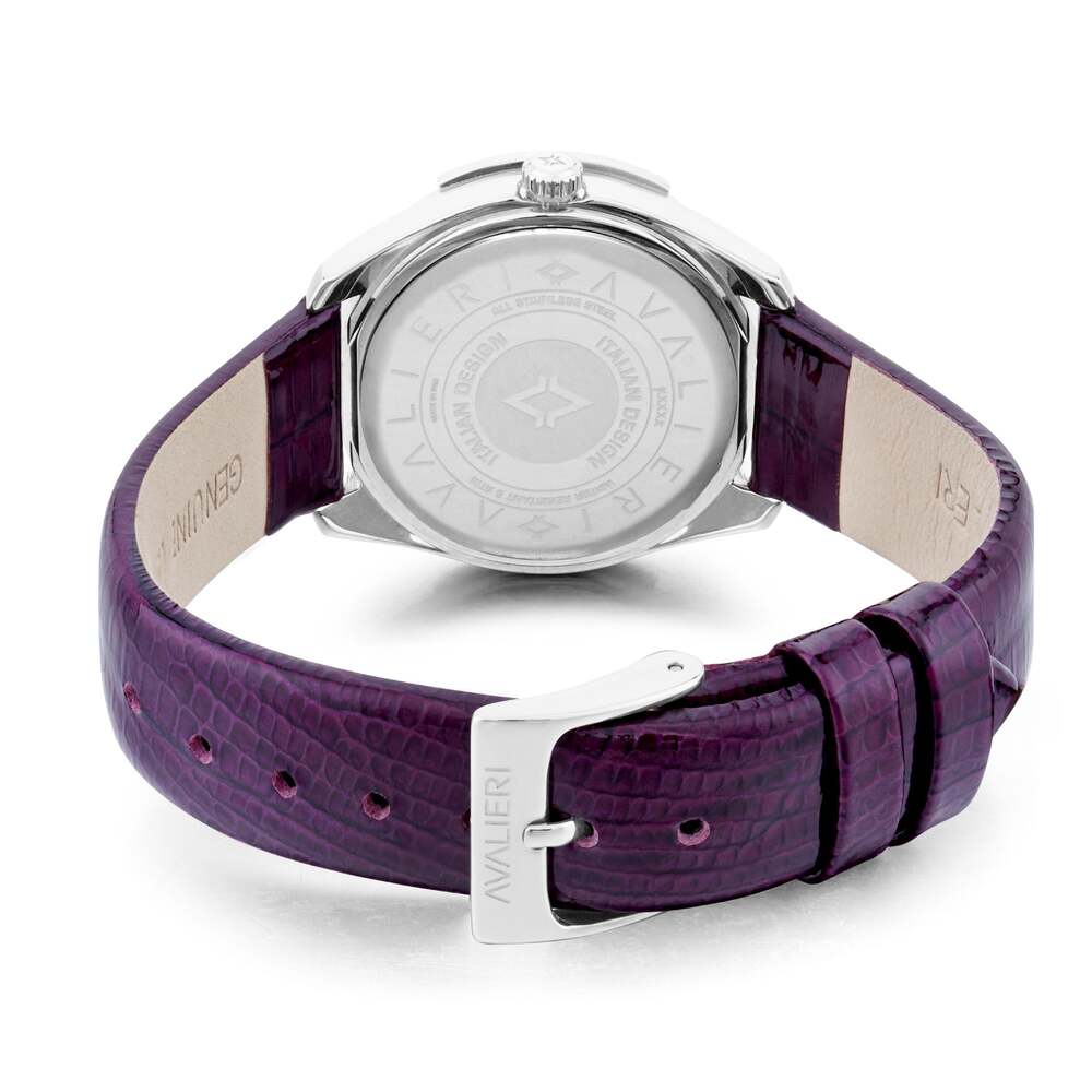 Avalieri Women's Quartz Watch Dark Purple Dial - AV-2184B