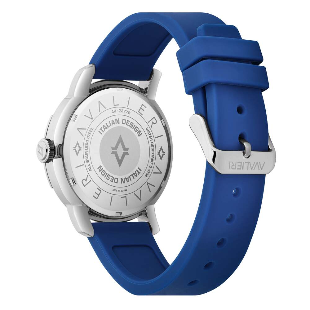 Avalieri Men's Quartz Blue Dial Watch - AV-2377B