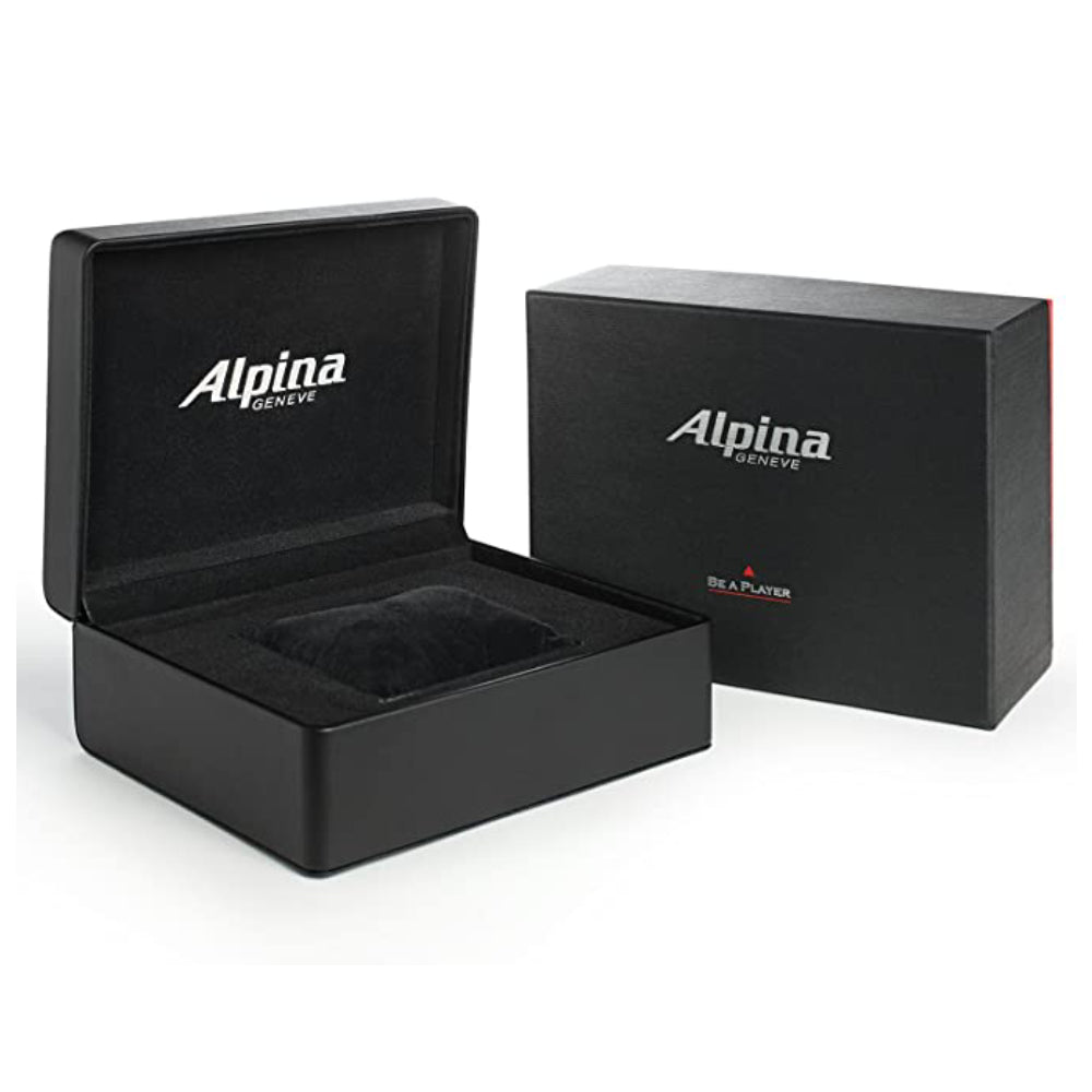 Alpina Men's Quartz Black Dial Watch - ALP-0001