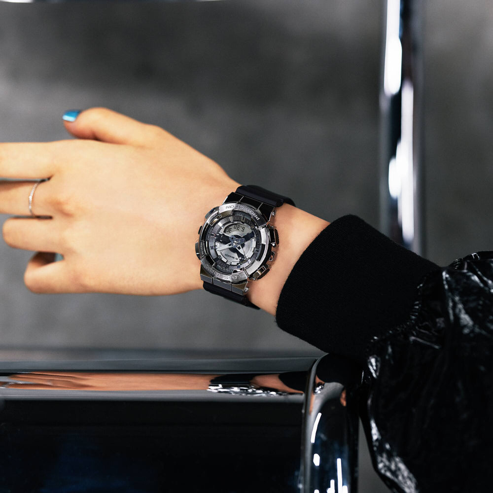 G-Shock Women's Quartz/Digital Watch with Silver Dial - CA-0534