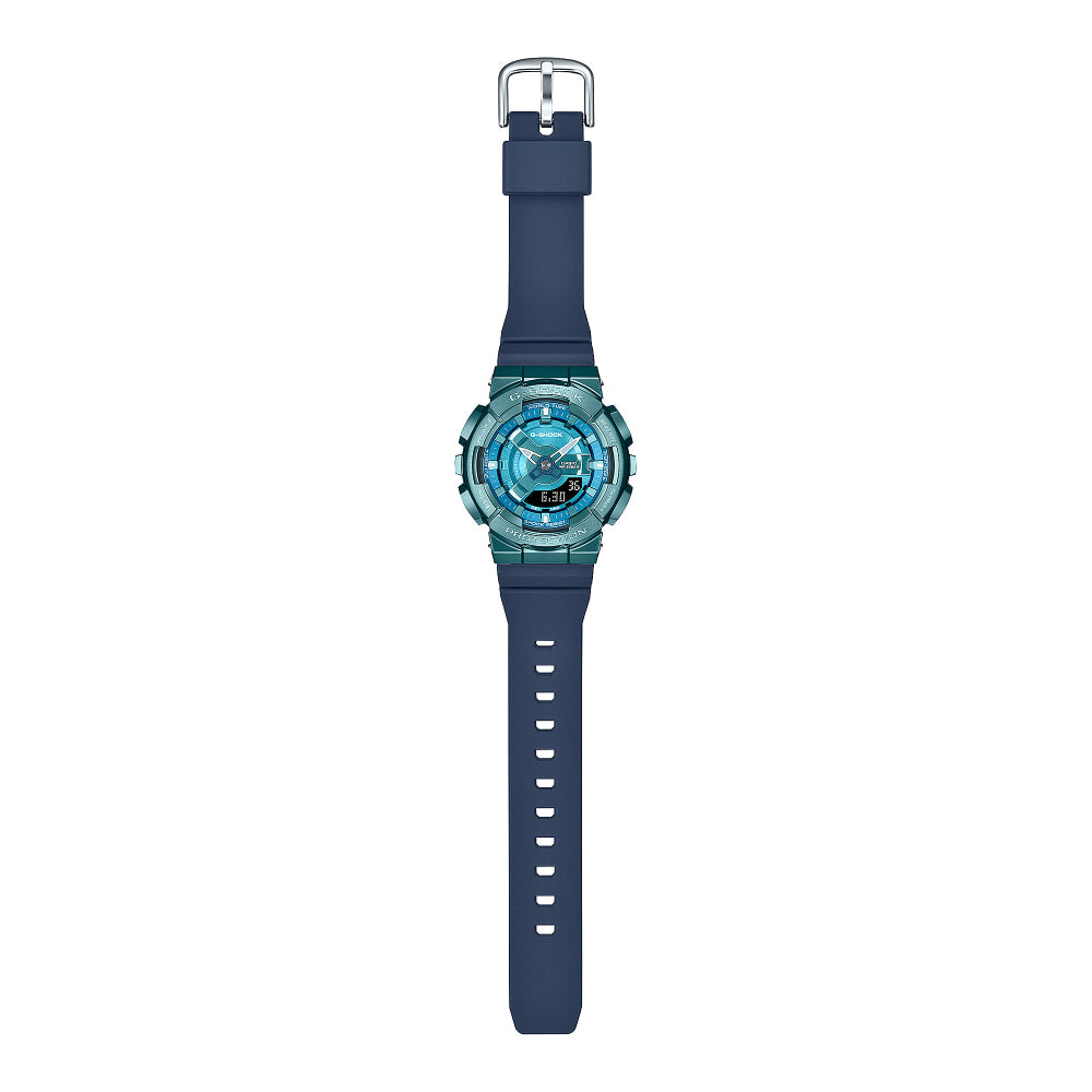 ساعة جي شوك النسائية بحركة كوارتز/رقمية ولون مينا أزرق - CA-0536