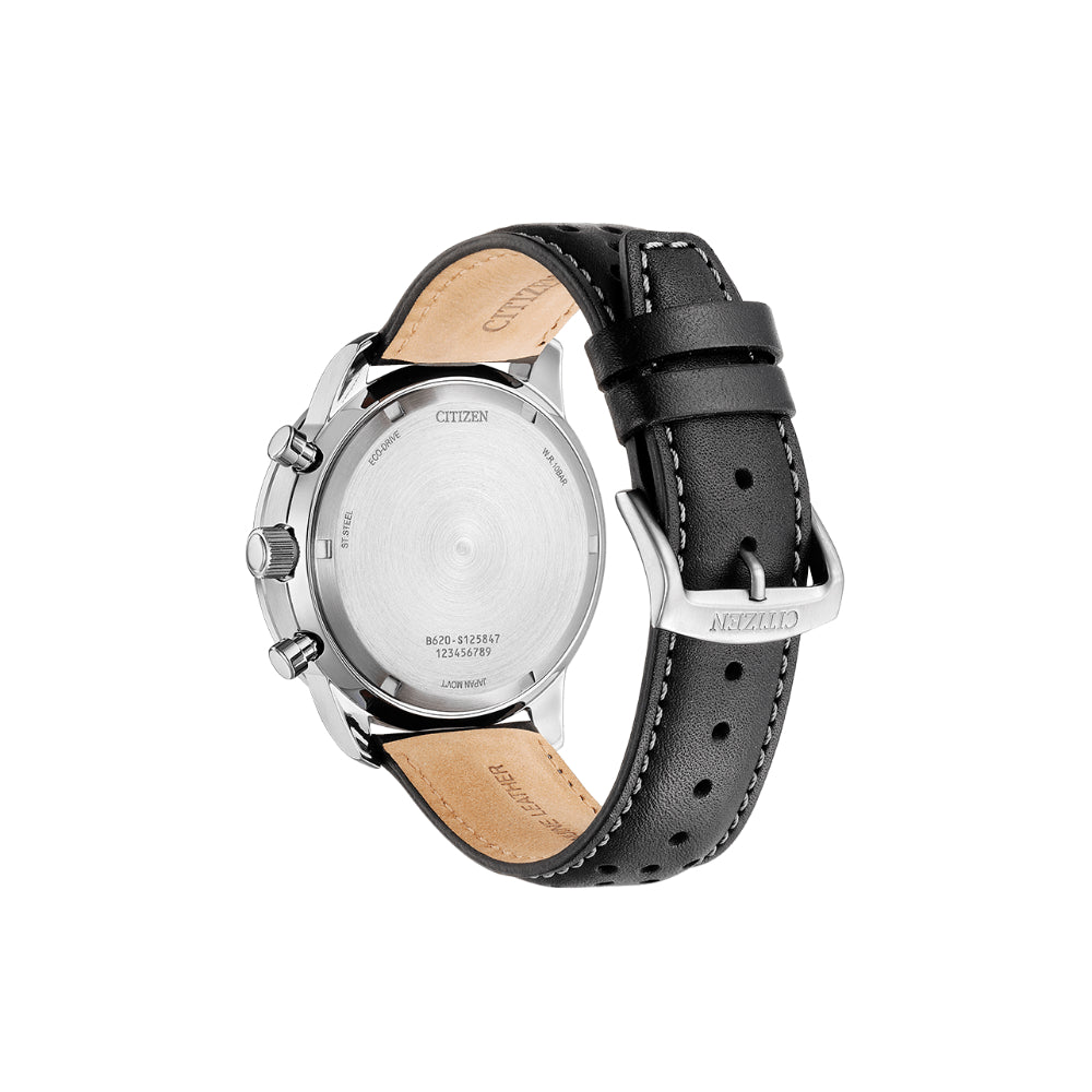 Citizen Men's Eco-Drive Chronograph Watch with White Dial - CA4500-32A