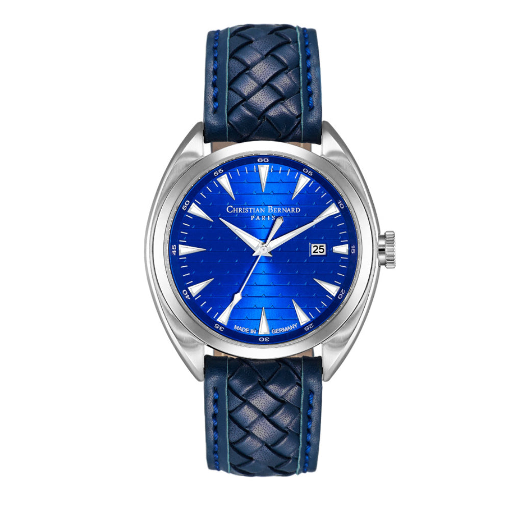Christian Bernard Men's Watch, Quartz Movement, Blue Dial - CB-0140
