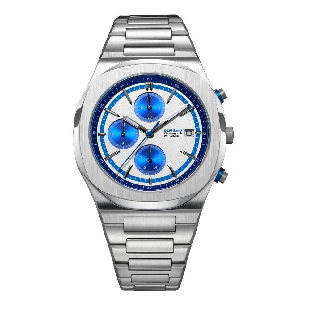 D1 Milano Chronograph Blue Pulse Men's Quartz Watch - ML-0435