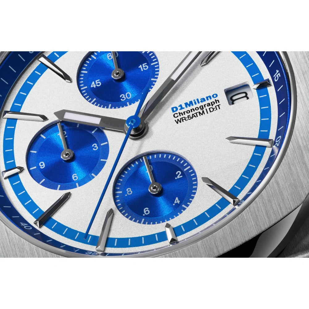 D1 Milano Chronograph Blue Pulse Men's Quartz Watch - ML-0435