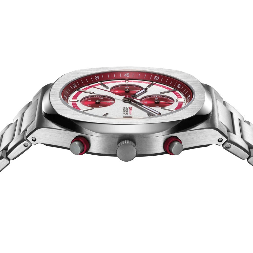 ساعة دي وان ميلانو Chronograph Red Pulse الرجالية كوارتز - ML-0436