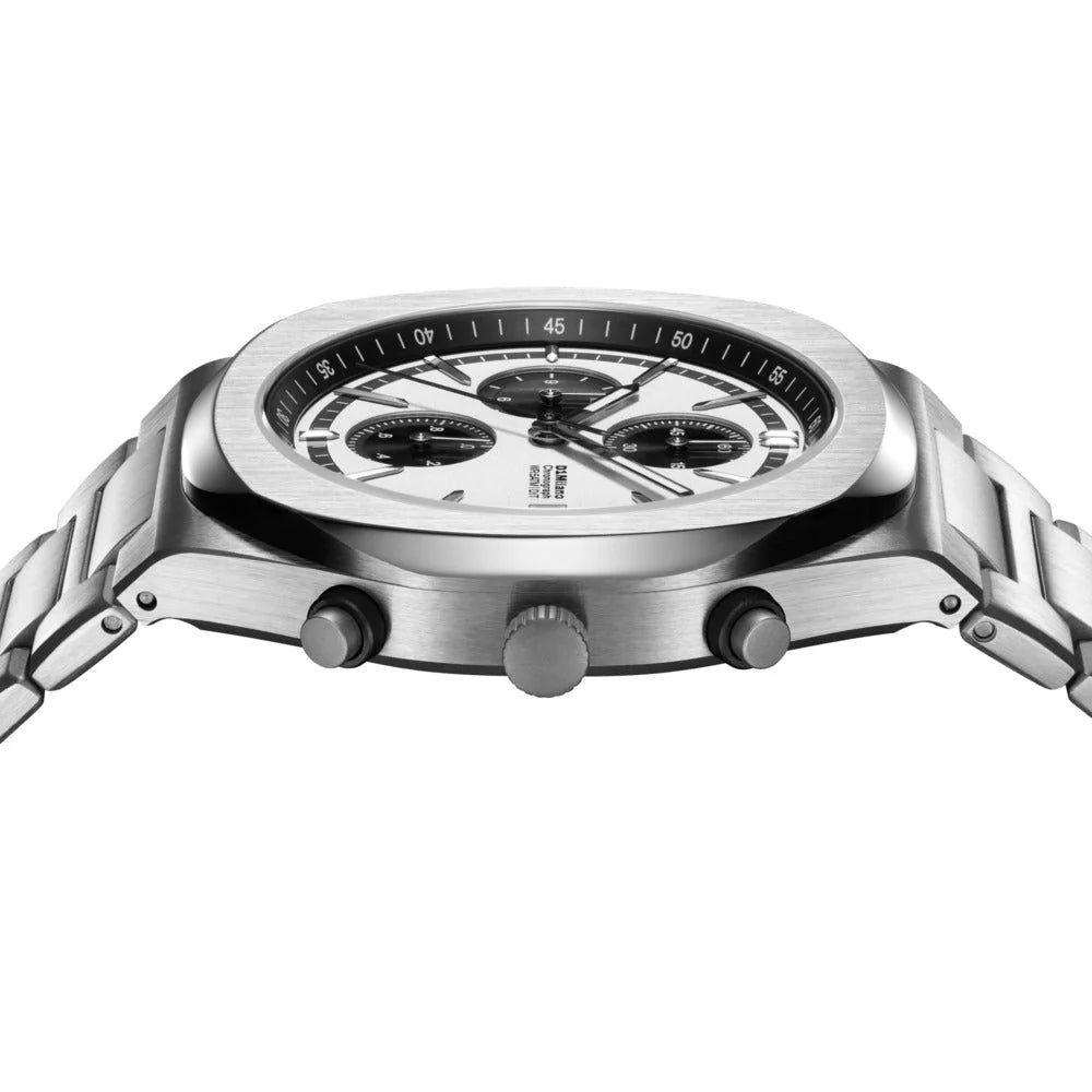 ساعة دي وان ميلانو Chronograph Black Pulse الرجالية كوارتز - ML-0437
