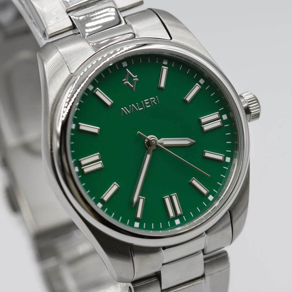 Avalieri Women's Quartz Green Dial Watch - AV-2587B
