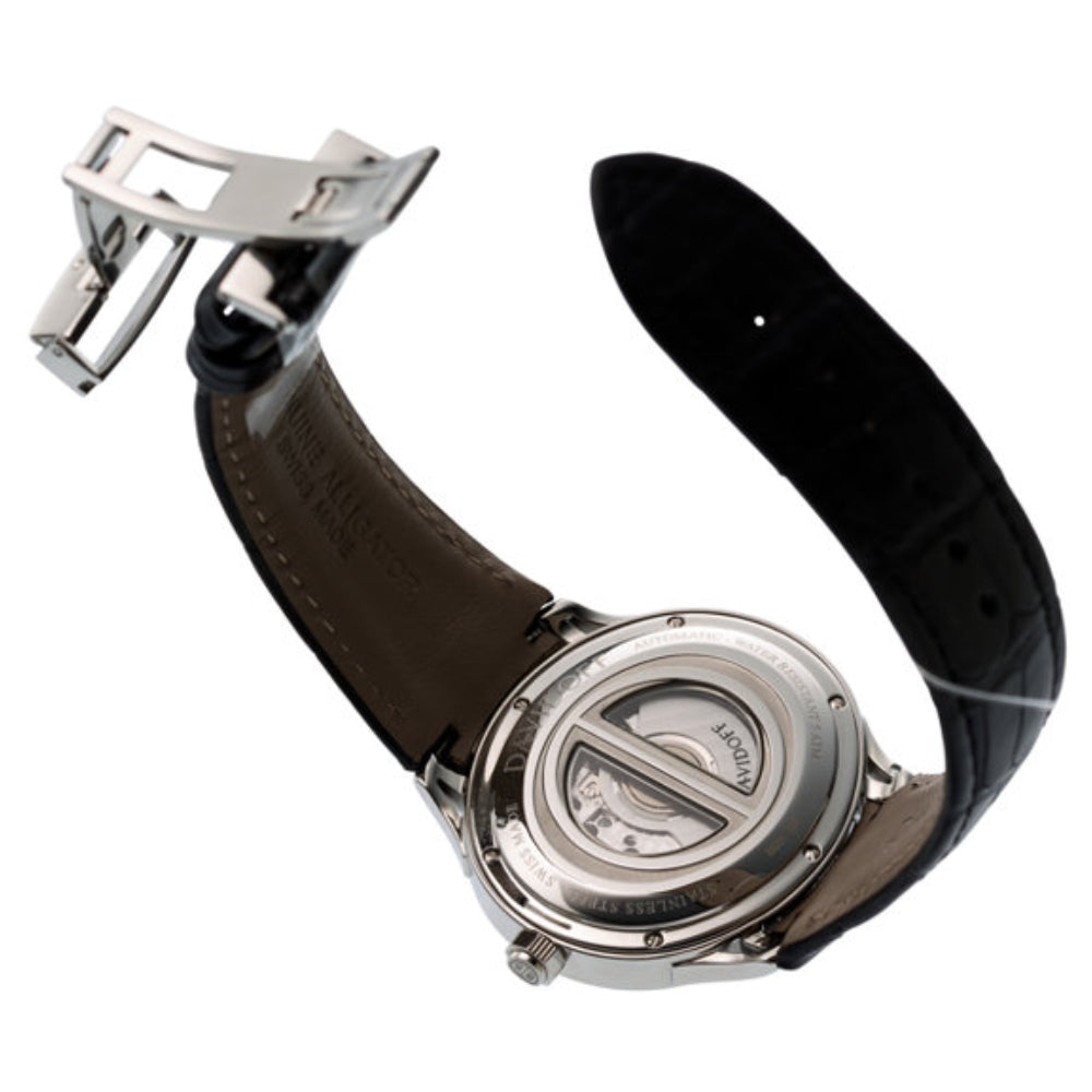 Davidoff Men's Automatic Movement Silver Dial Watch - DF-10001