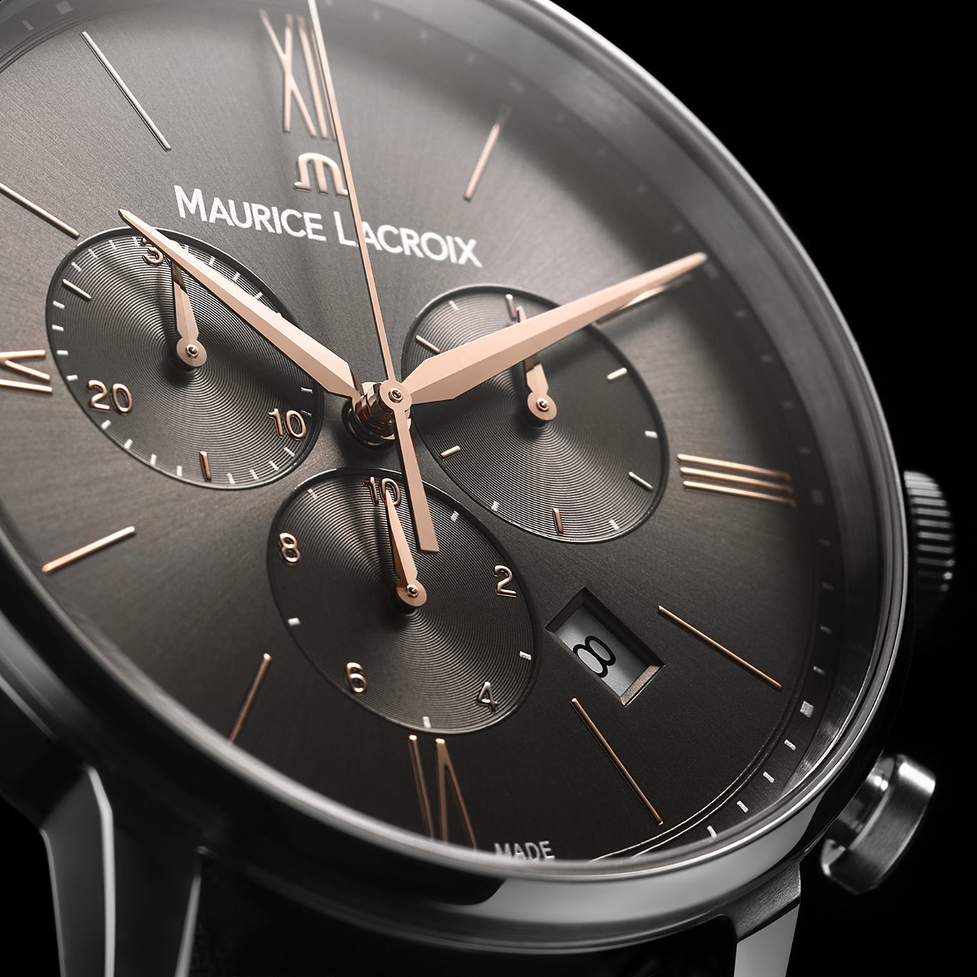 Maurice Lacroix Icon Black Dial Grey Metal Limited Edition MLC-0036 Watch