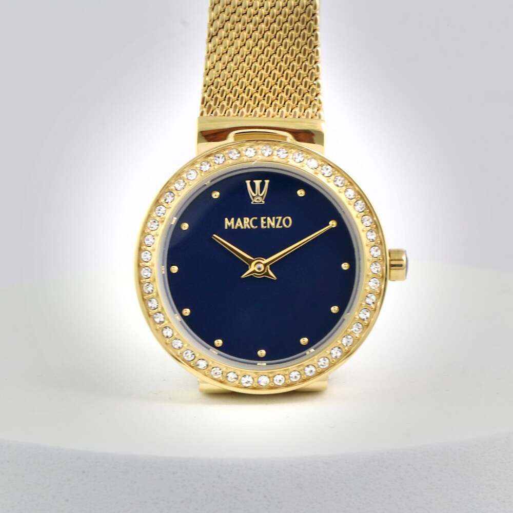 Marc Enzo Women's quartz blue dial watch MAR-0022