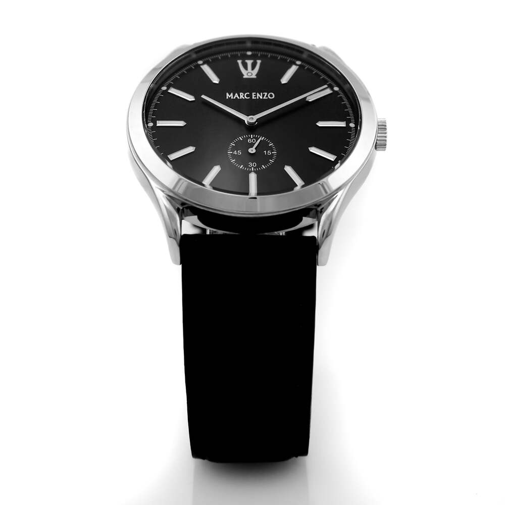 Marc Enzo Men's quartz black dial watch MAR-0087