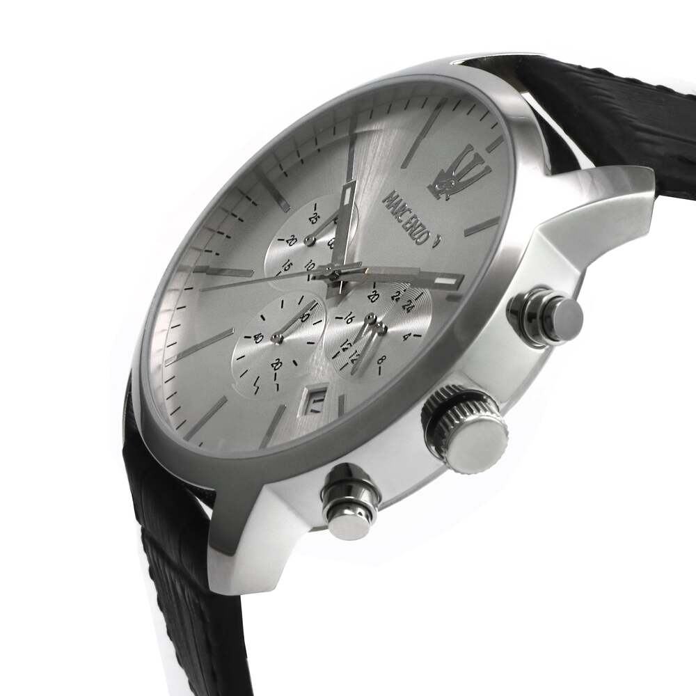 Marc Enzo Men's Watch, Quartz Movement, White Dial - MAR-0038