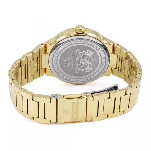 Festina Women's Quartz Watch with Gold Dial - F16720/2