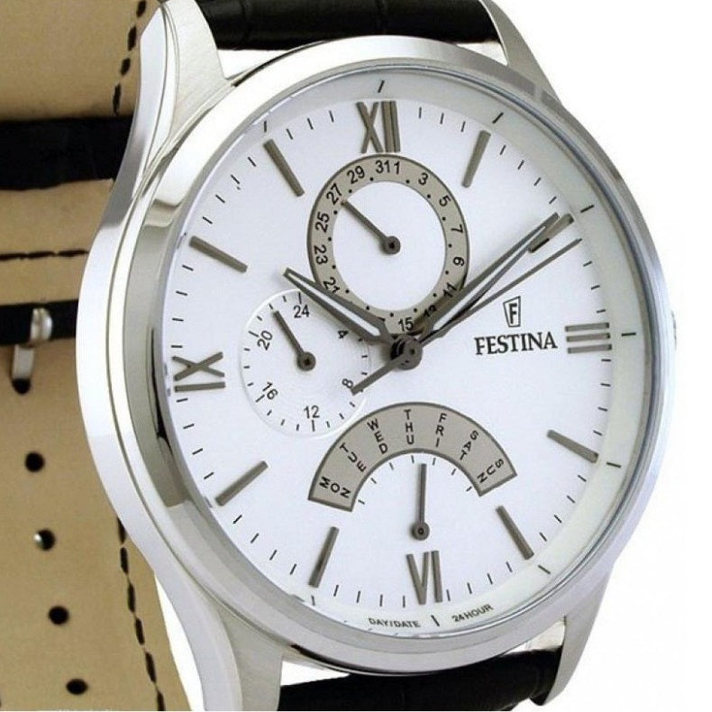 Festina Men's Quartz Watch with White Dial - F16823/1