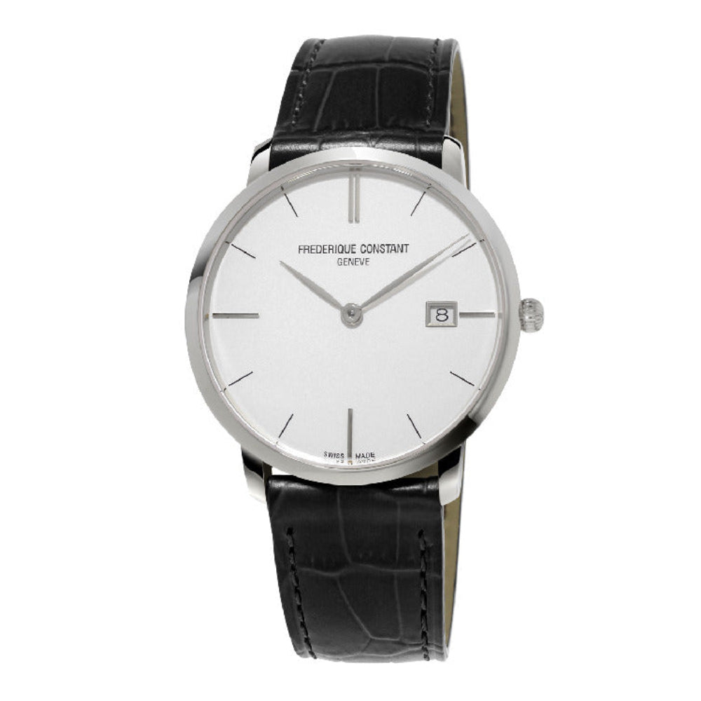 Frederique Constant Men's Quartz Watch, Silver Dial - FC-0017