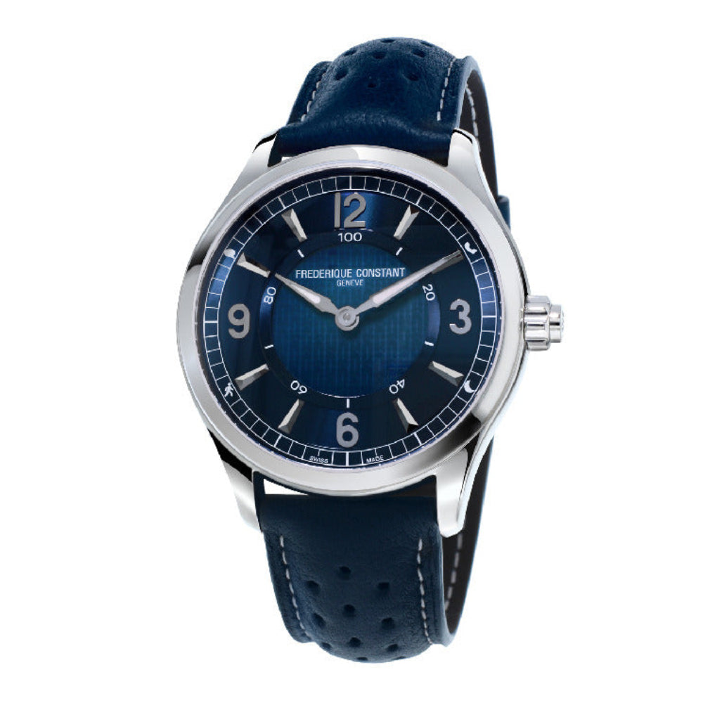 Frederique Constant Men's Quartz Blue Dial Watch - FC-0062