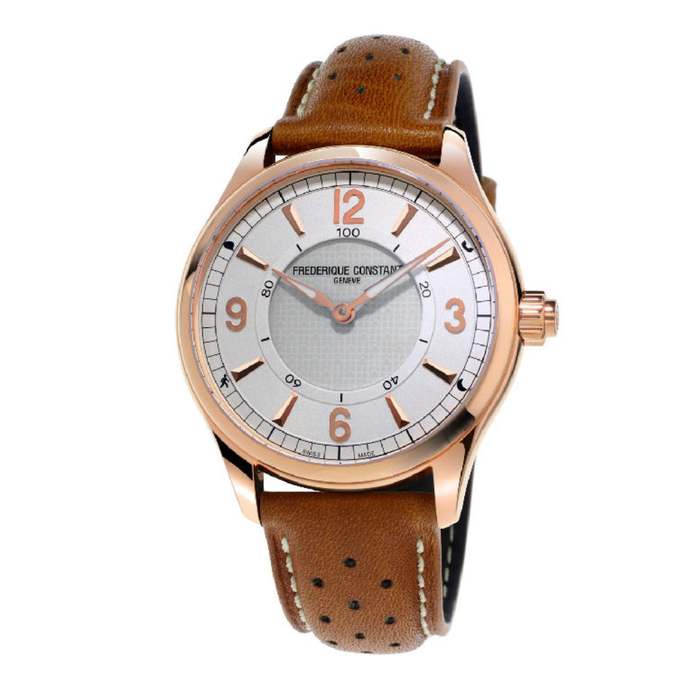 Frederique Constant Men's Quartz Watch, White Dial - FC-0100