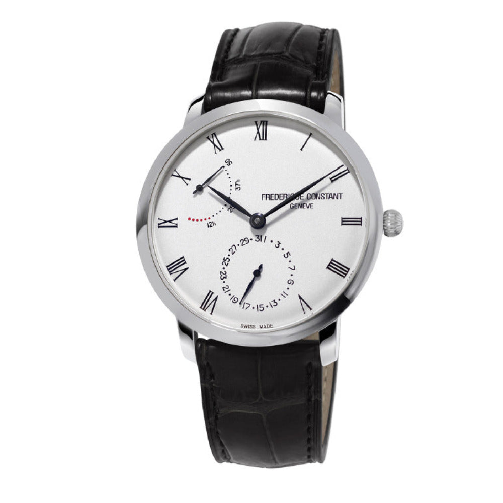 Frederique Constant Men's Automatic Movement White Dial Watch - FC-0144