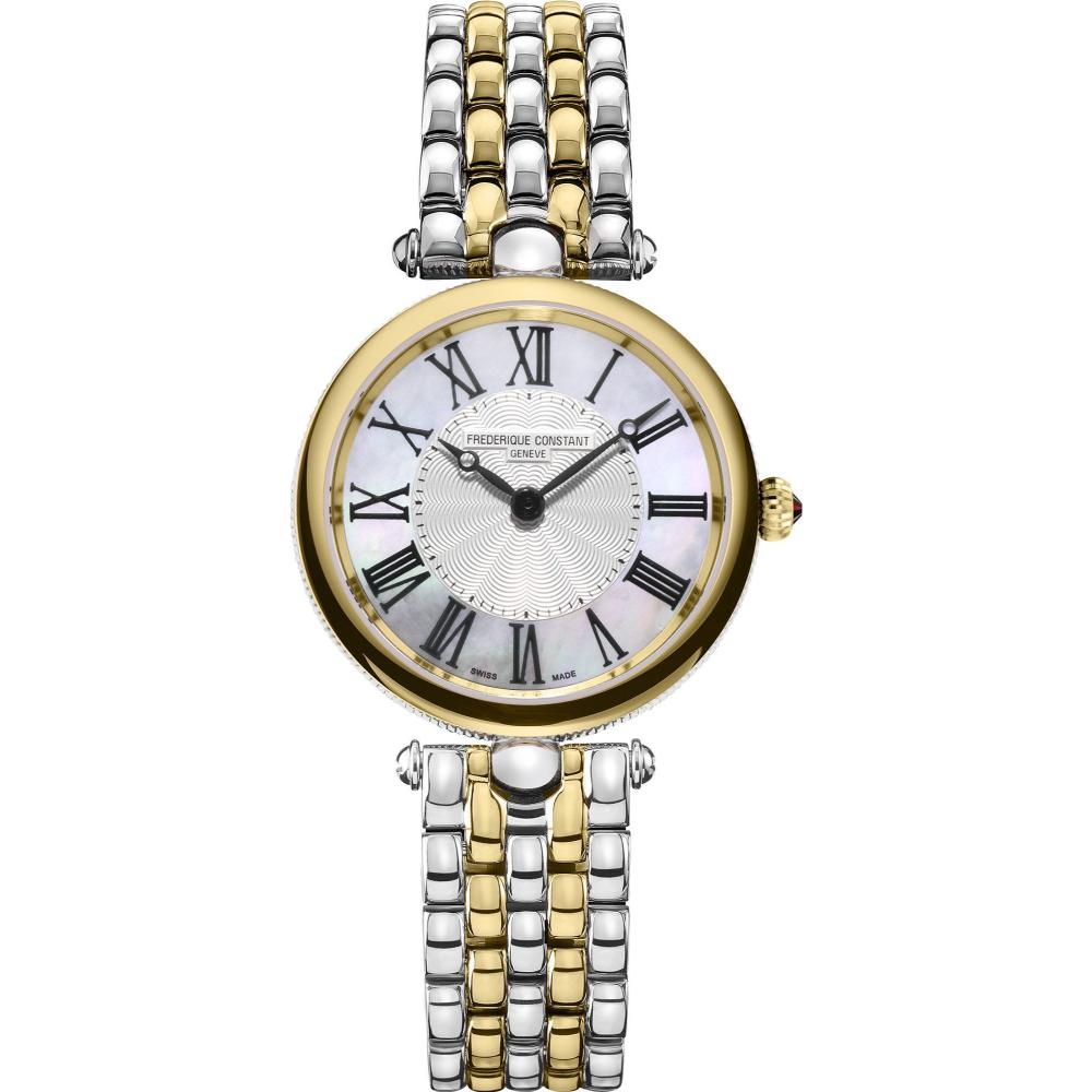 Frederique Constant Classics Art Deco Oval Ladies Watch with White Dial - FC-0221