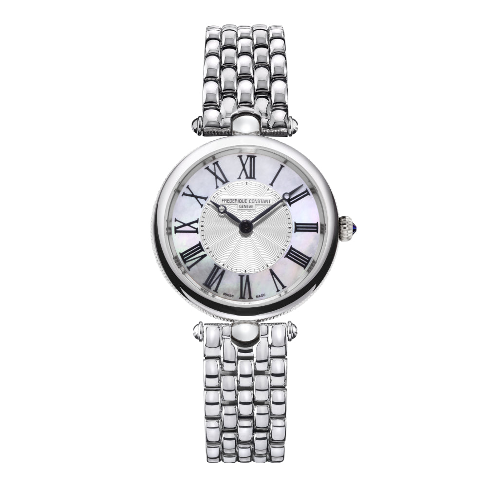Frederique Constant Women's Quartz Watch with Silver Dial - FC-0170