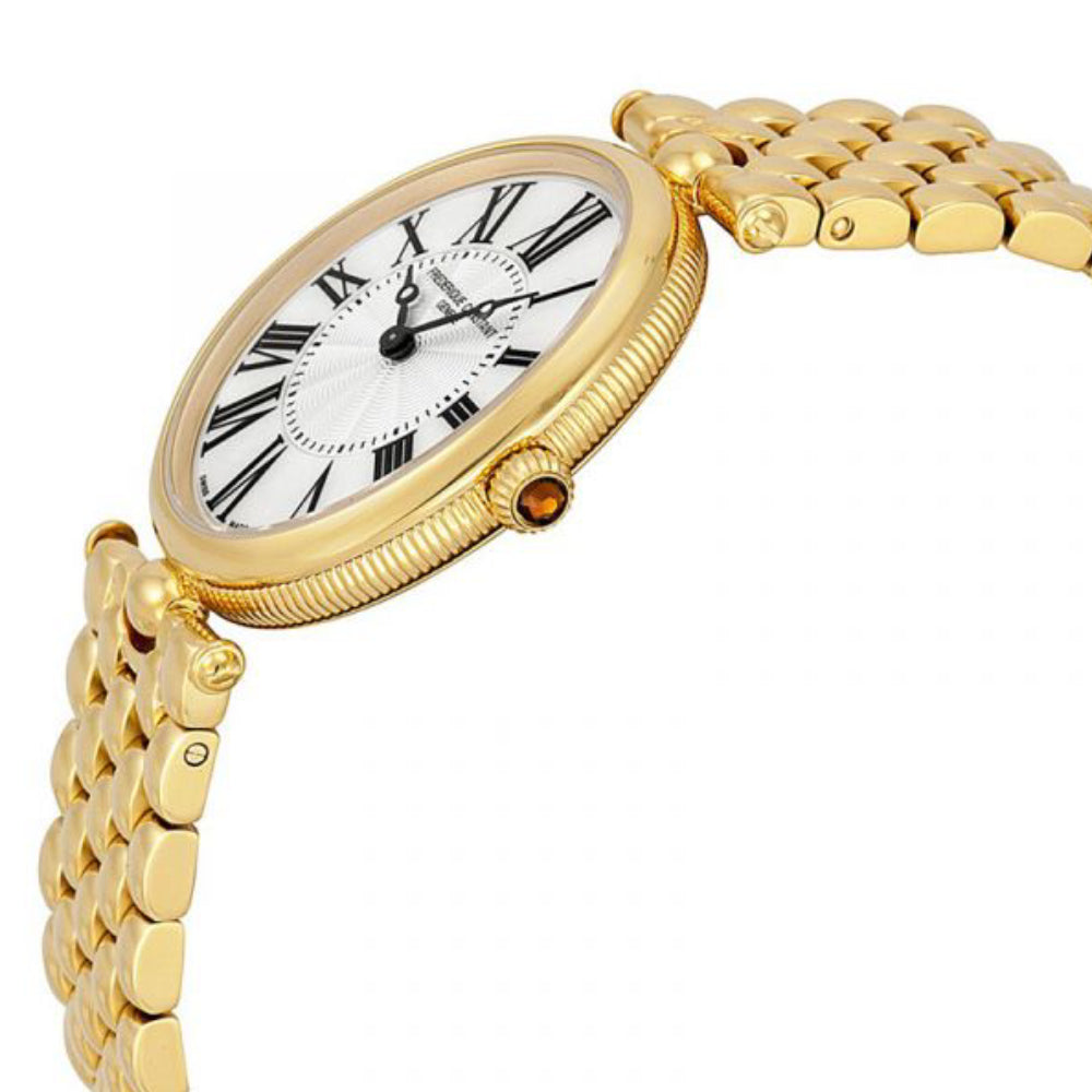 Frederique Constant Women's Quartz White Dial Watch - FC-0006