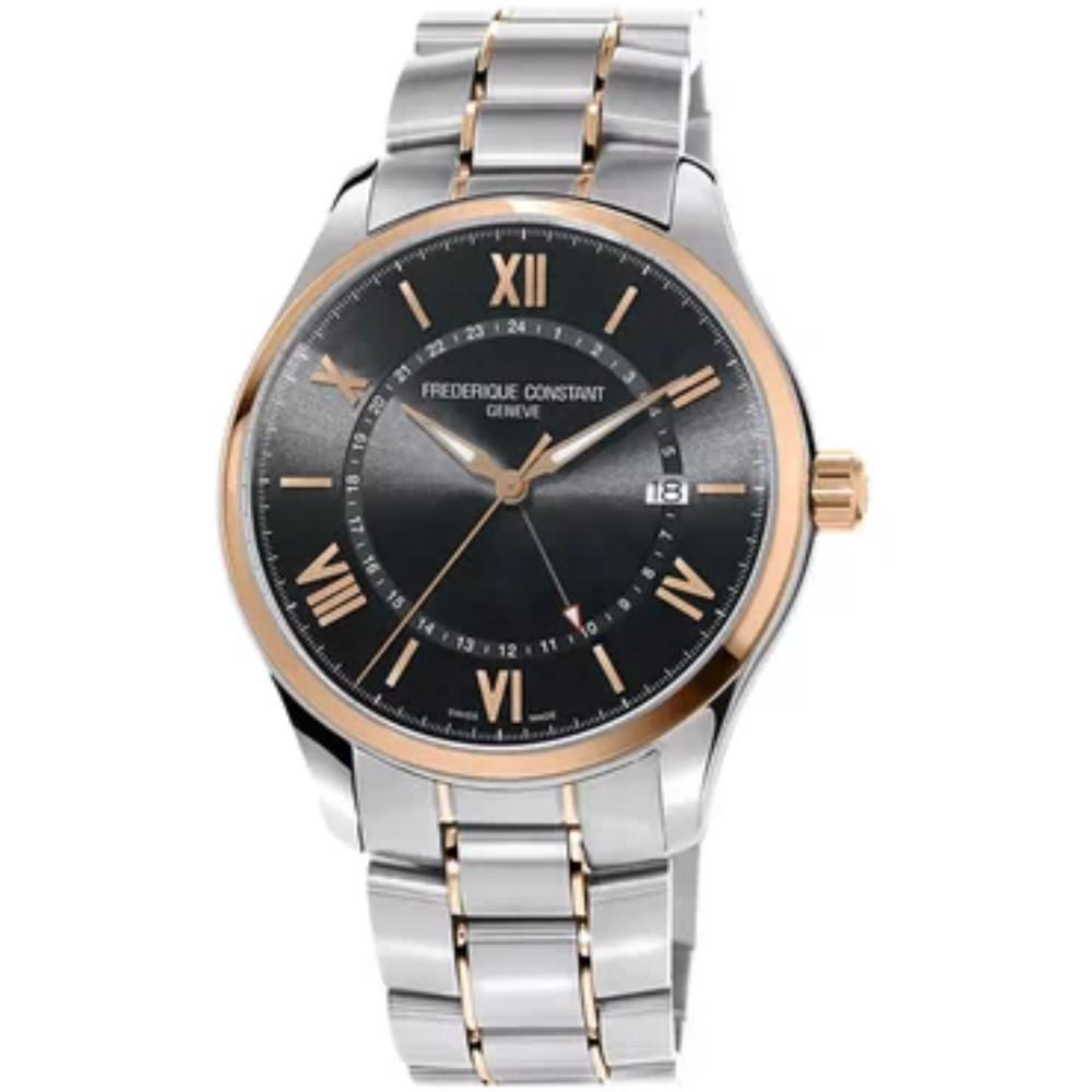 Frederique Constant Classics Quartz GMT Black Dial - FC-0279