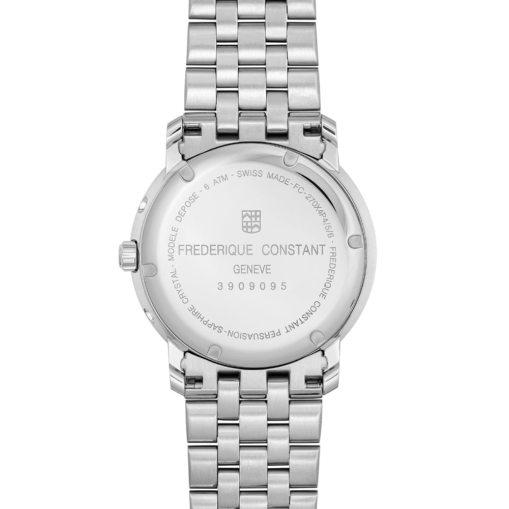 ساعة فريدريك كونستانت الرجالية بحركة كوارتز ولون مينا أزرق - FC-0270