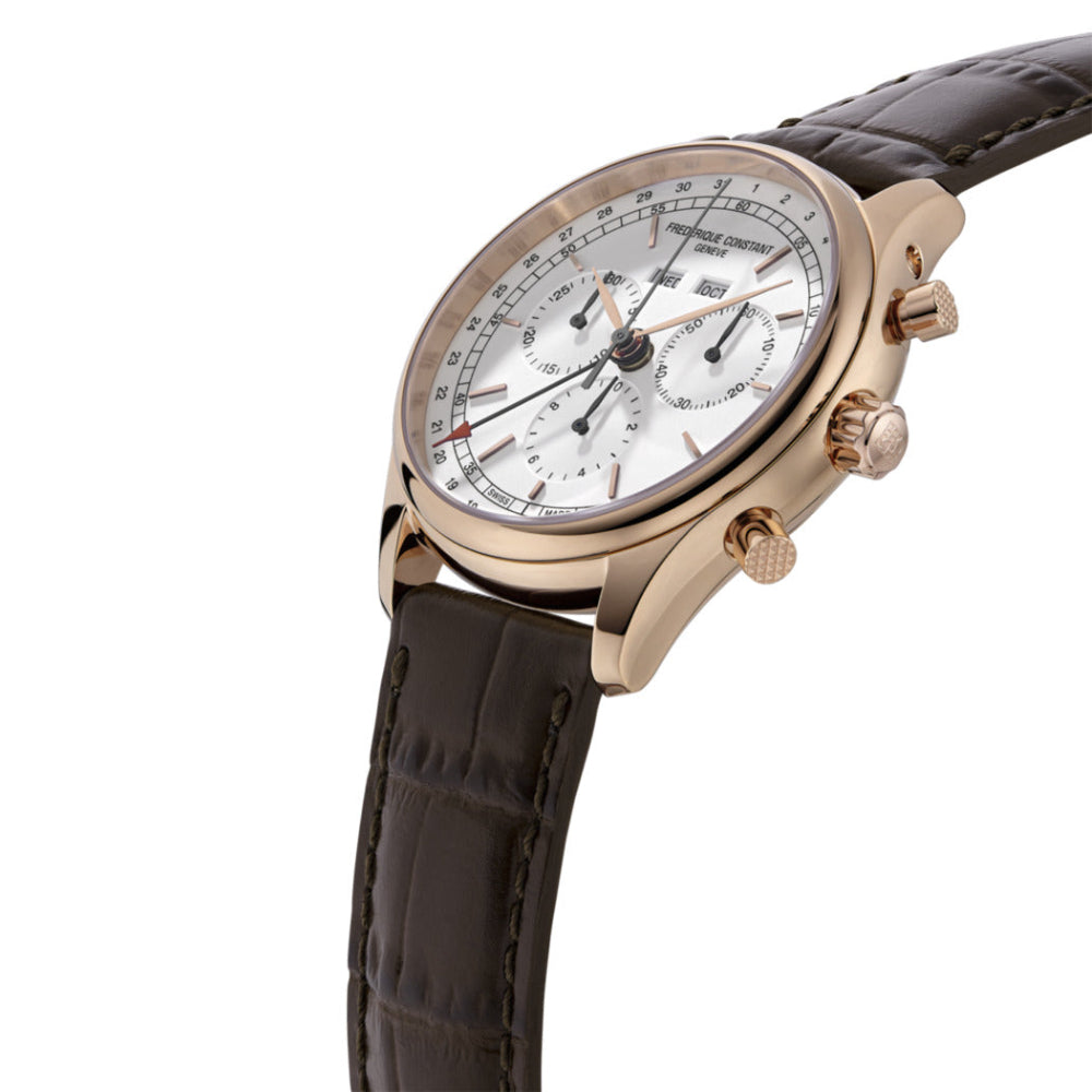 Frederique Constant Men's Quartz Watch, Silver Dial - FC-0256