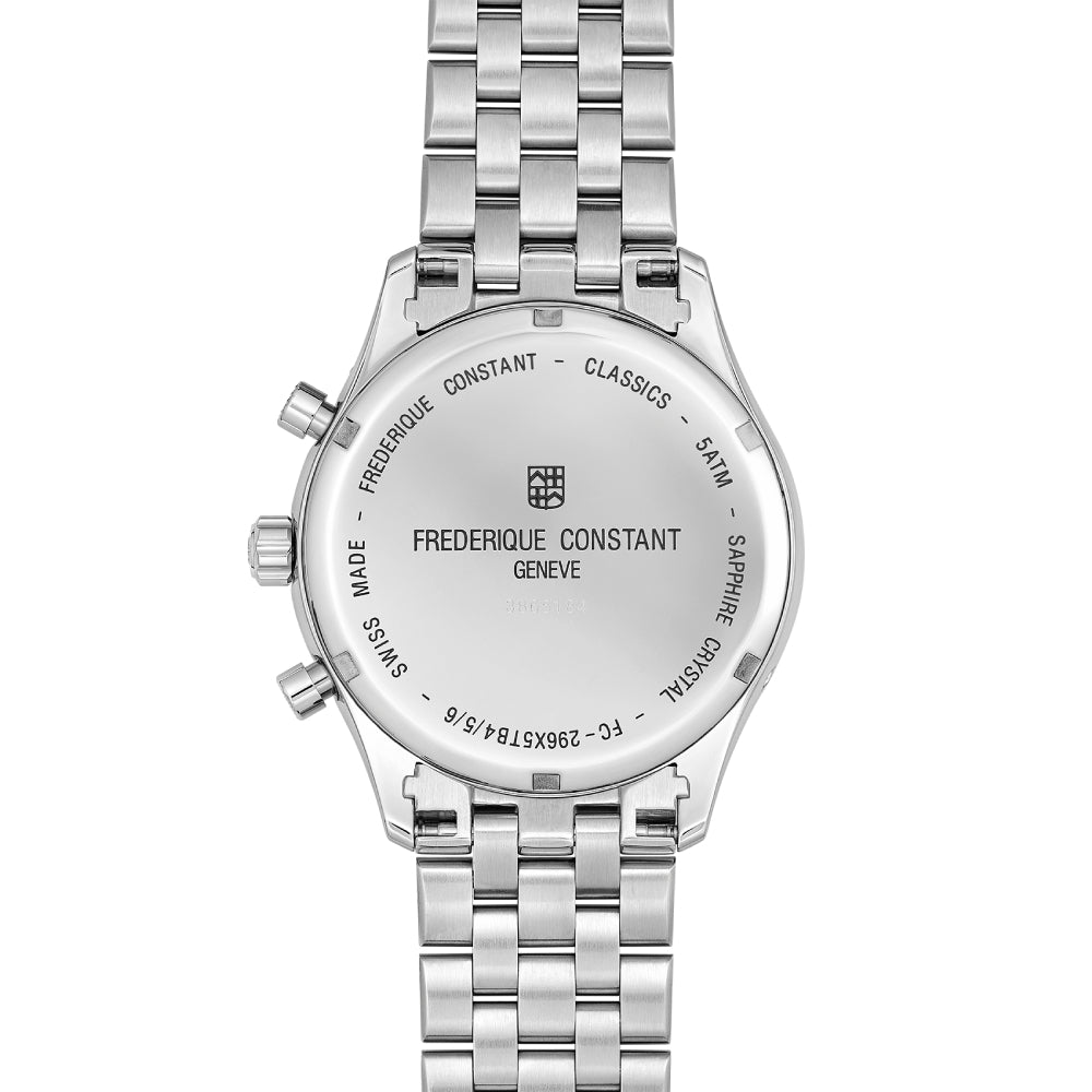 Frederique Constant Men's Quartz Watch with Silver Dial - FC-0271