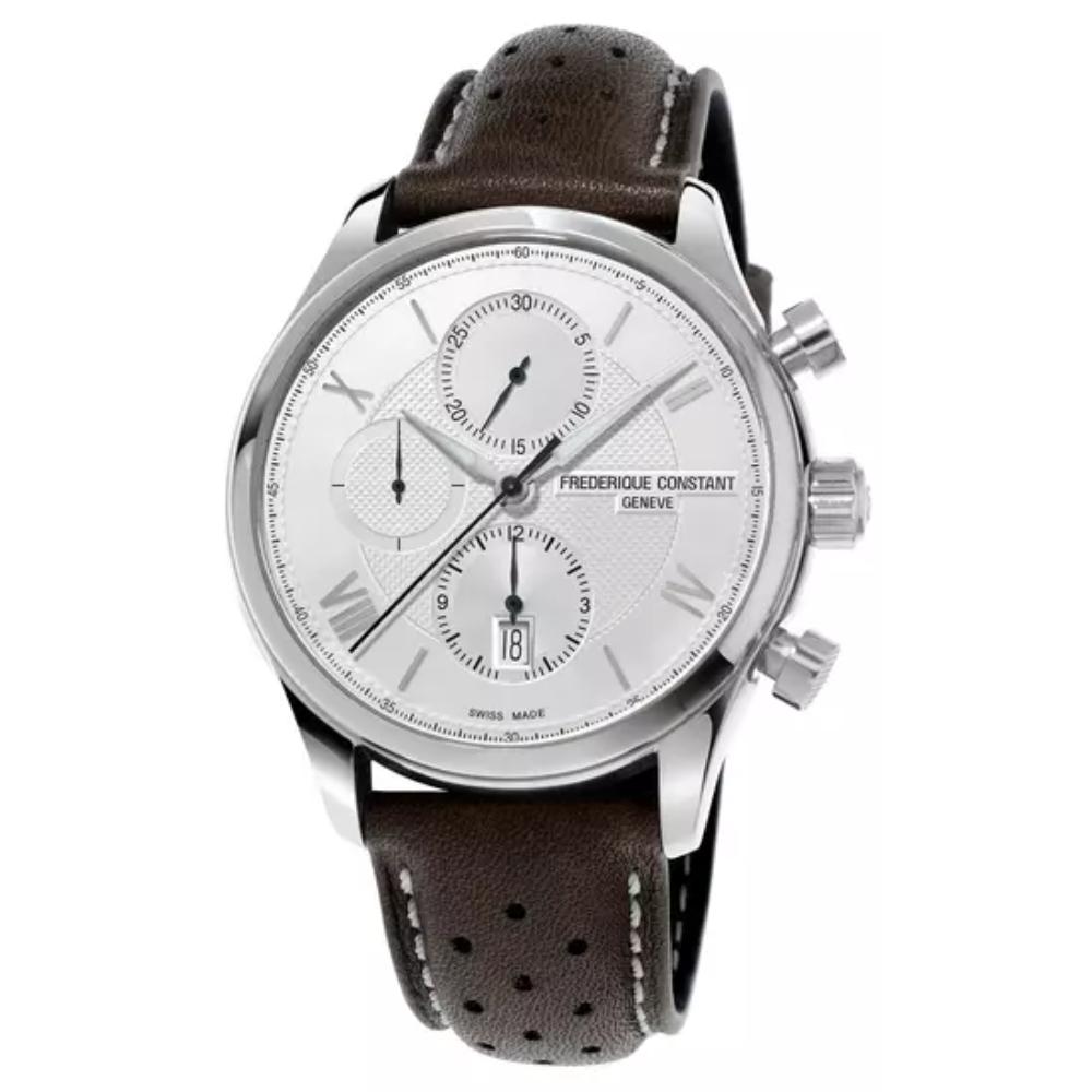 Frederique Constant Men's Automatic Movement White Dial Watch - FC-0149+L