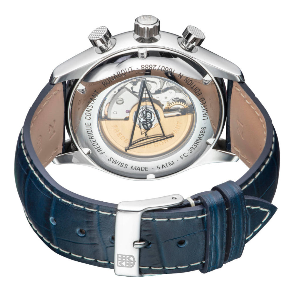 ساعة فريدريك كونستانت الرجالية بحركة أوتوماتيكية ولون مينا أبيض - FC-0149+L