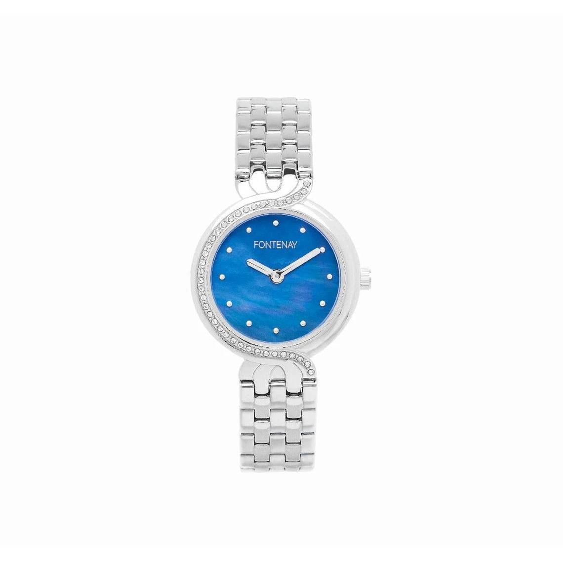 Fontenay Paris Women's Quartz Watch with Blue Pearl Dial - FNT-0047