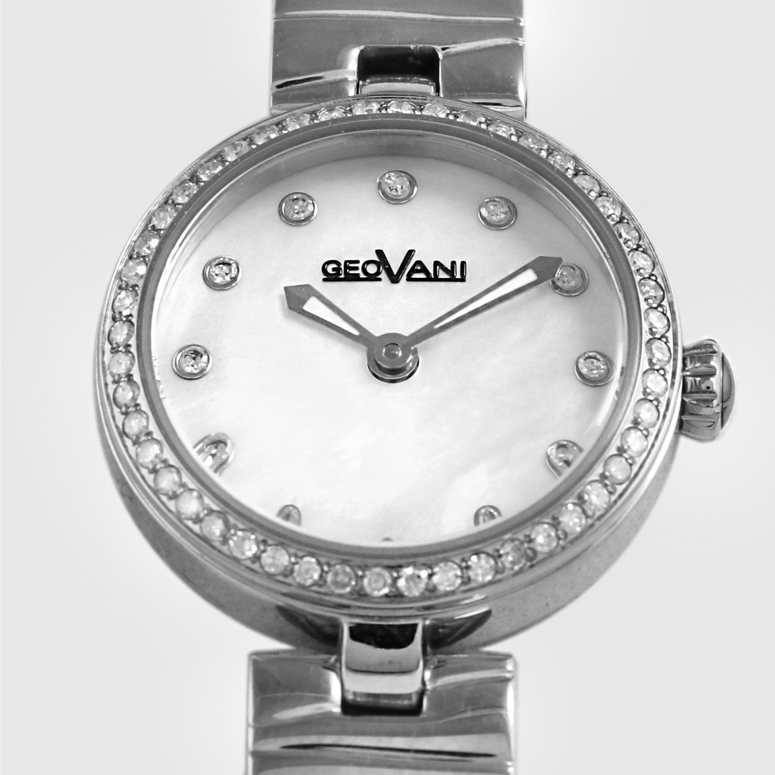 Giovanni Women's Swiss Quartz Watch with Pearly White Dial - GEO-0002