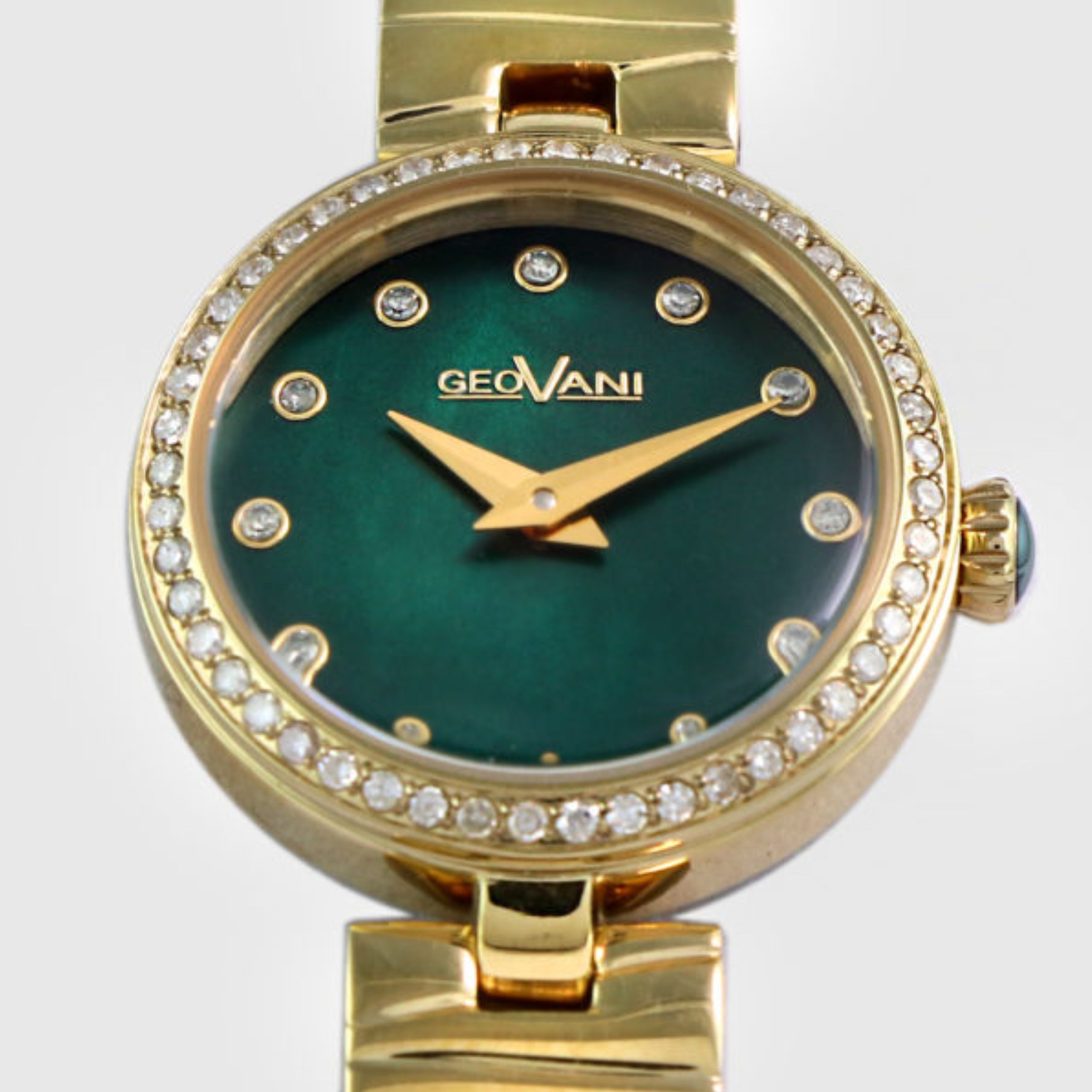 Giovanni Women's Swiss Quartz Watch with Pearly Green Dial - GEO-0003