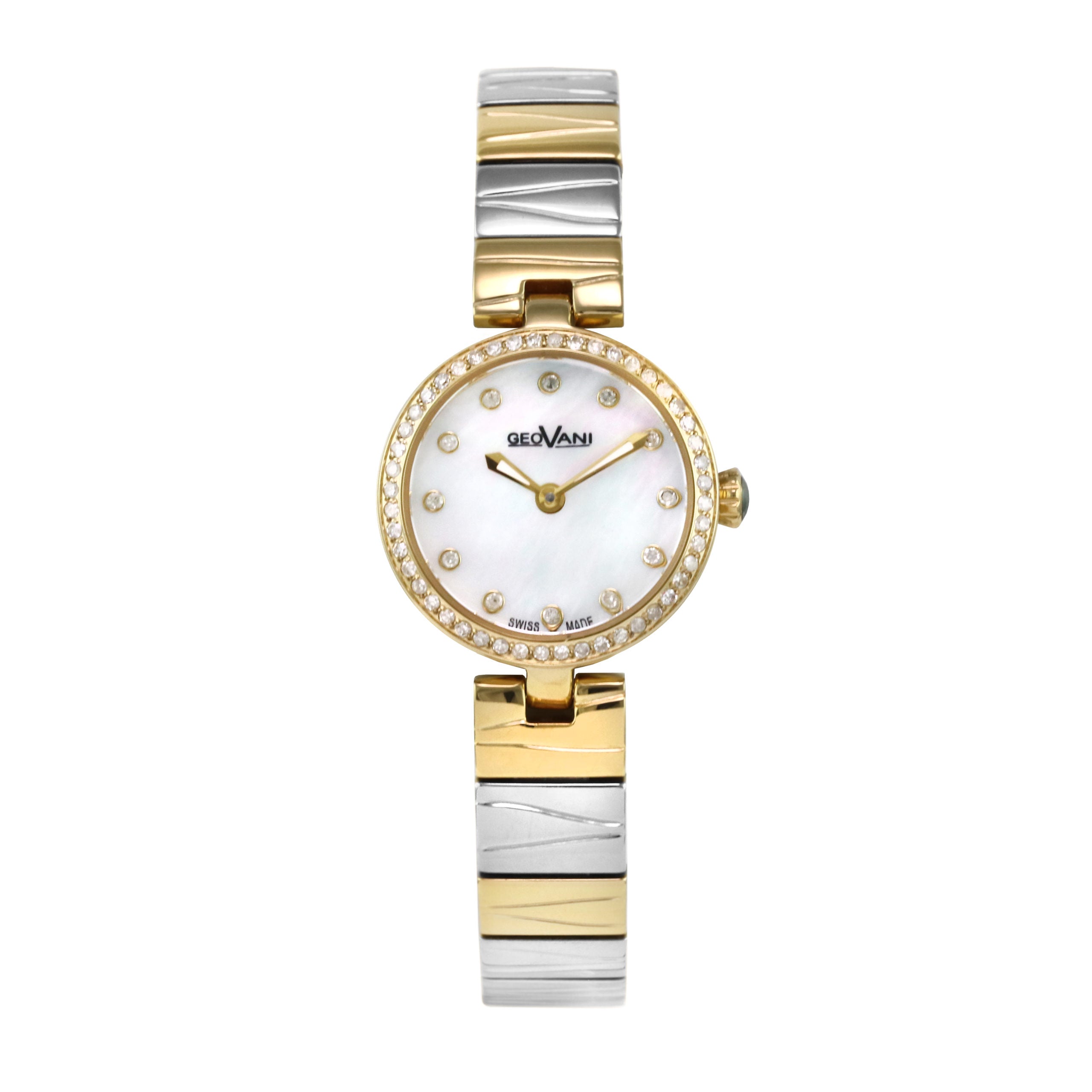 Giovanni Women's Swiss Quartz Watch with Pearly White Dial - GEO-0004