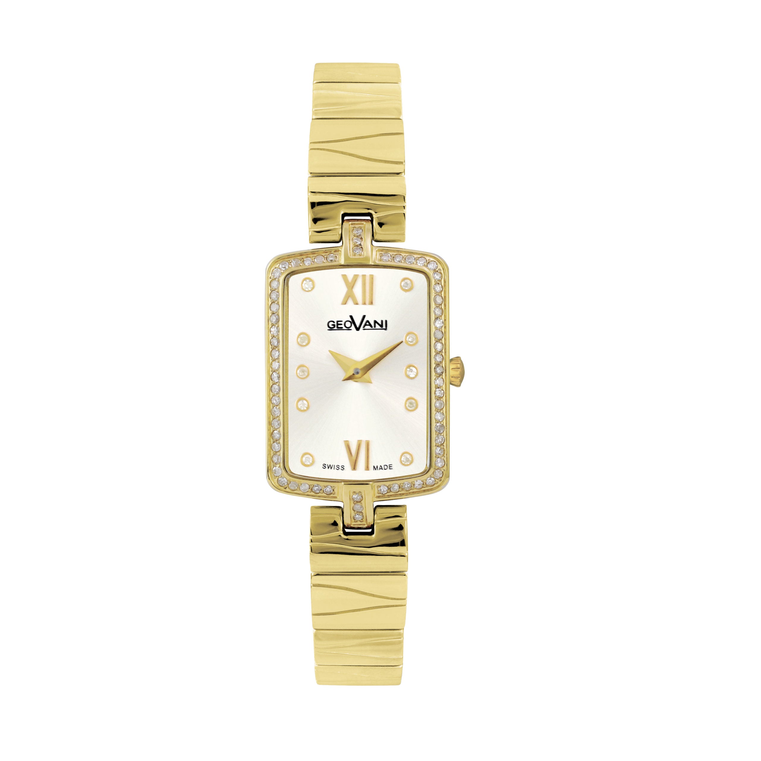 Giovanni Women's Swiss Quartz Watch with White Dial - GEO-0006