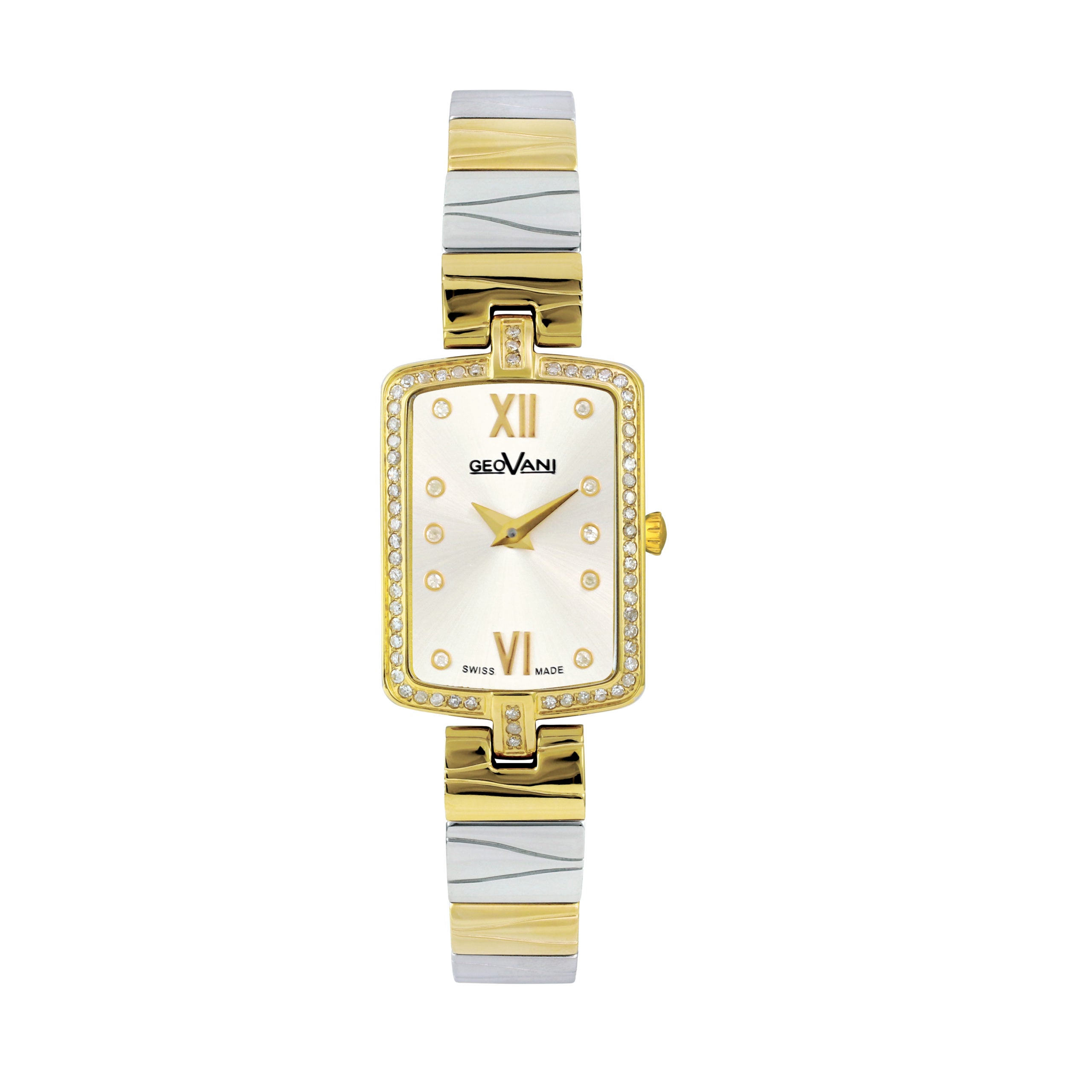 Giovanni Women's Swiss Quartz Watch with White Dial - GEO-0007