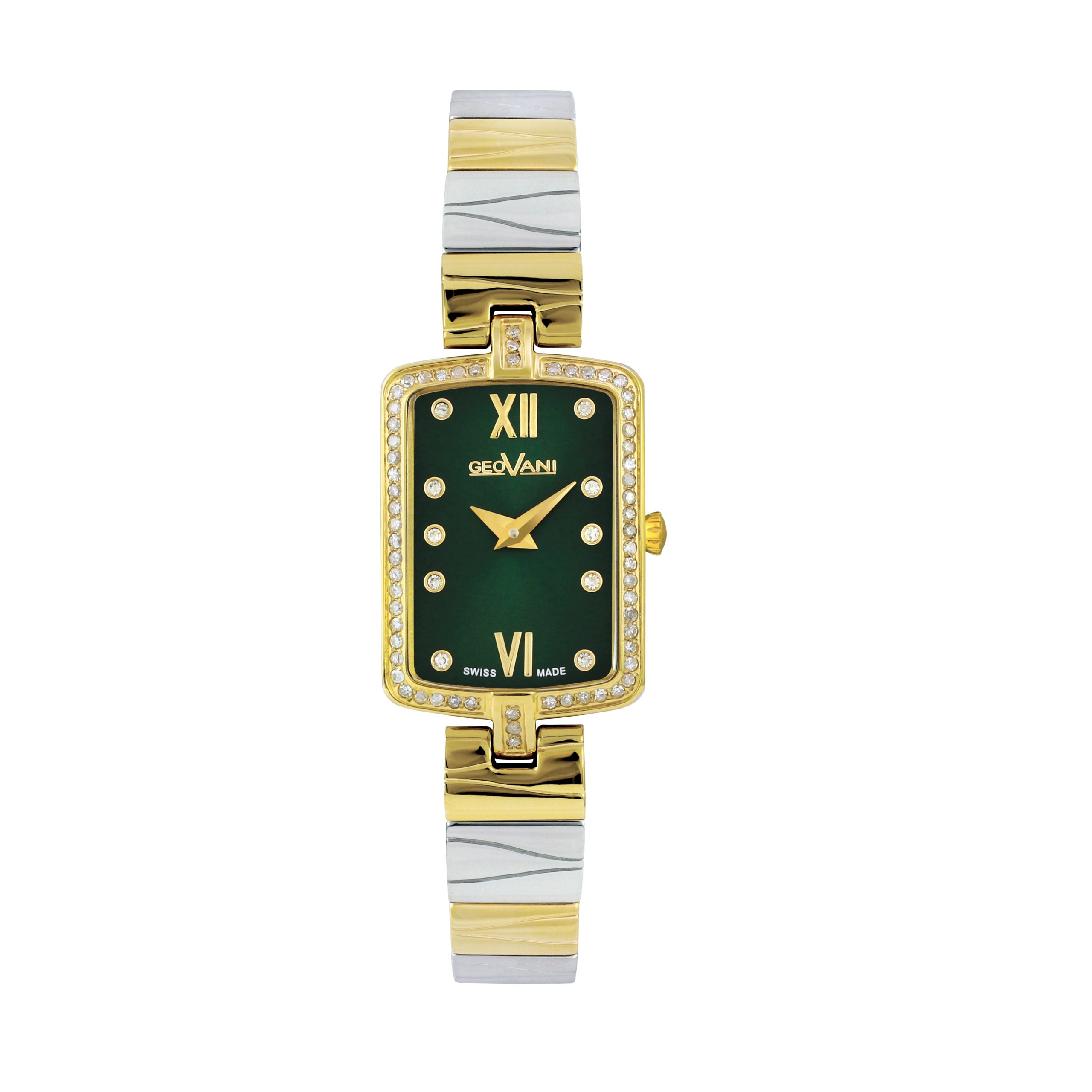 Giovanni Women's Swiss Quartz Watch with Green Dial - GEO-0008