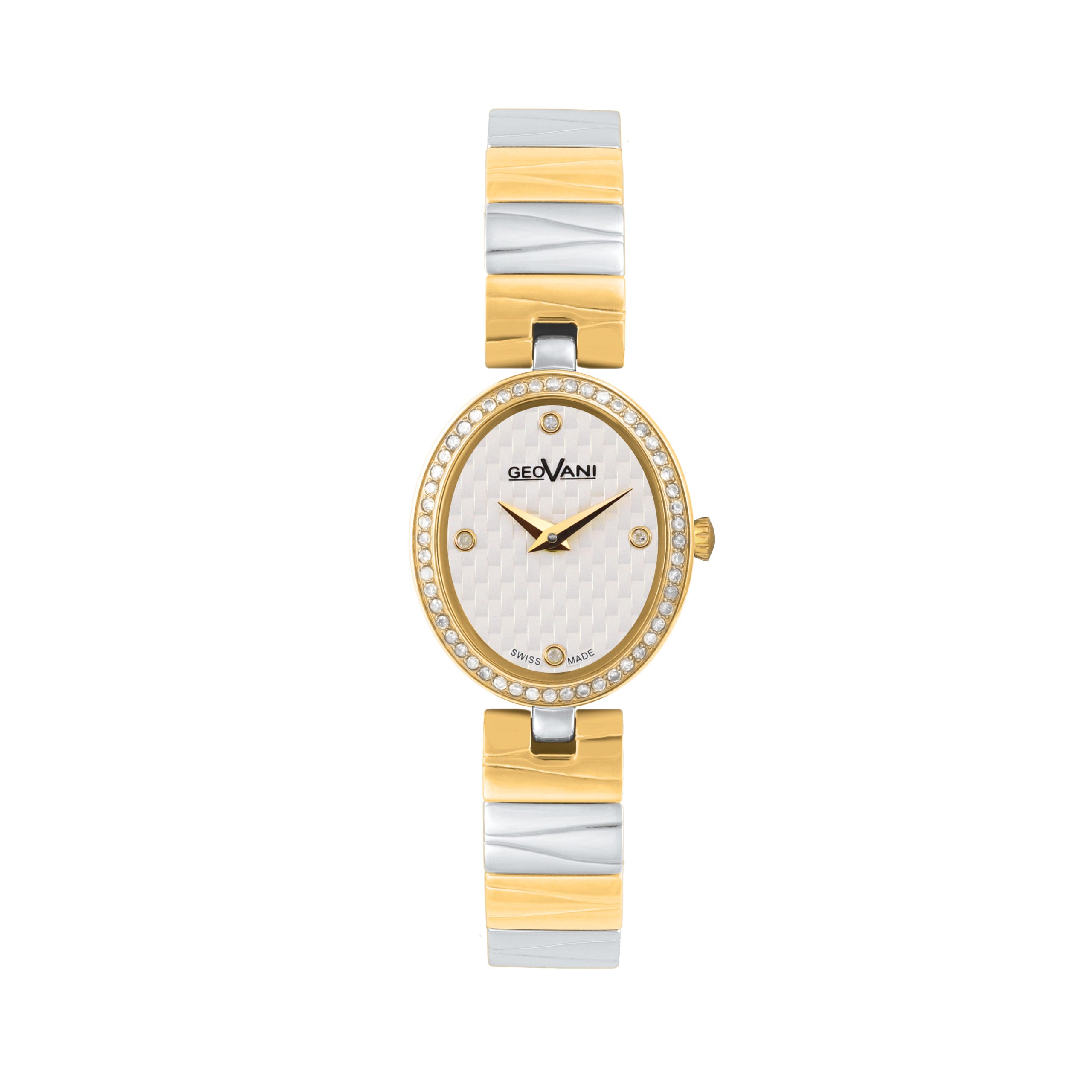 Giovanni Women's Swiss Quartz Watch with White Dial - GEO-0014