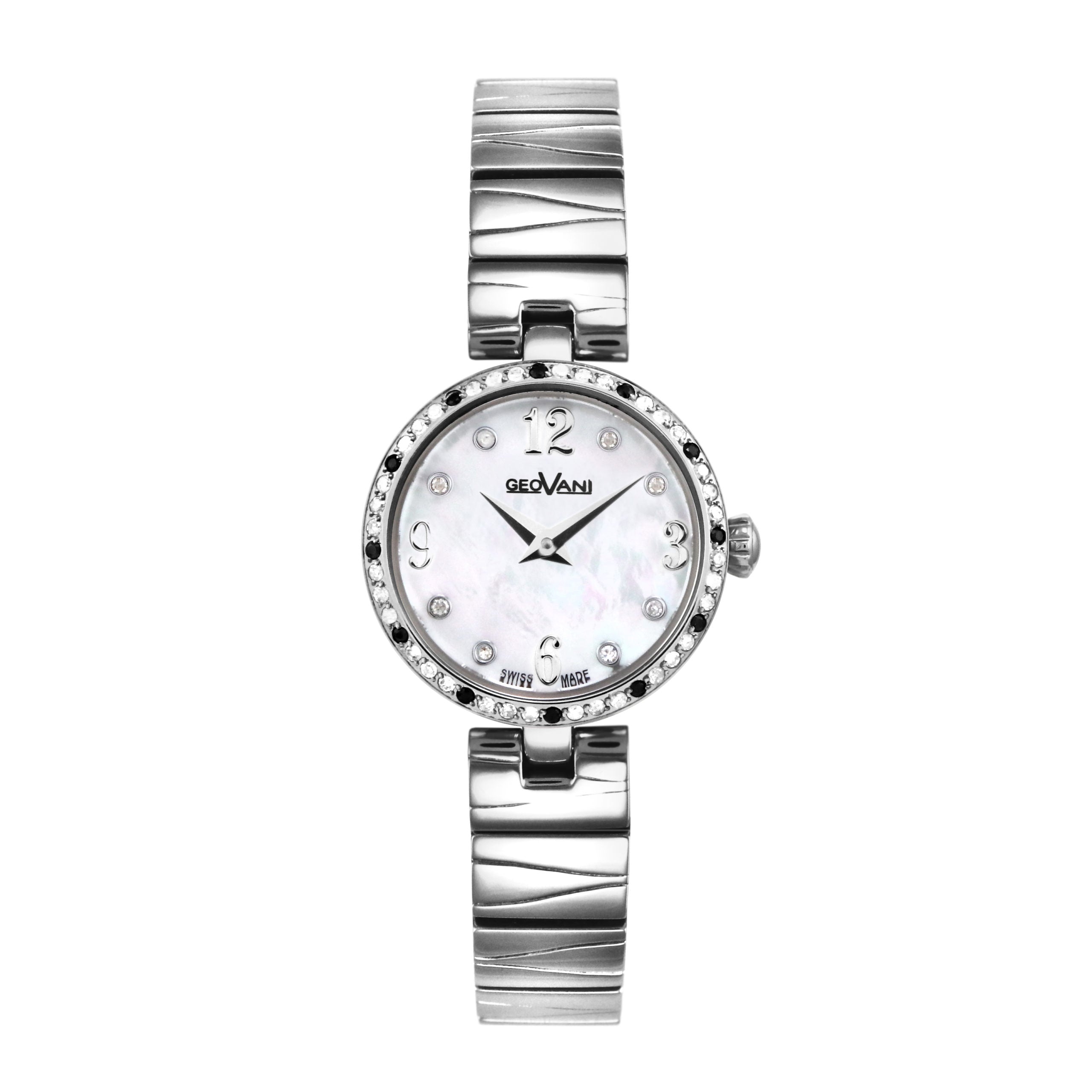 Giovanni Women's Swiss Quartz Watch with Pearly White Dial - GEO-0016