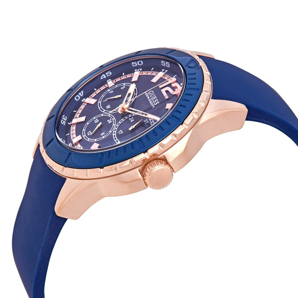 Guess Men's Quartz Blue Dial Watch - GW-0010