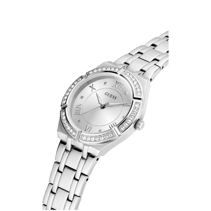 Guess Women's Quartz Watch, Silver Dial - GWC-0103