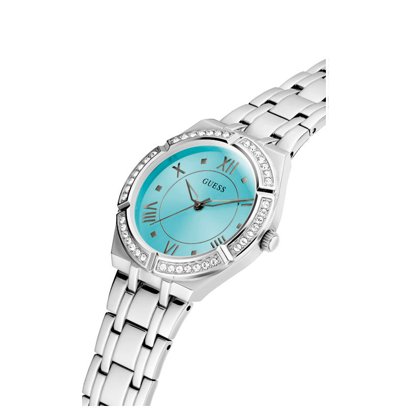 Guess Women's Quartz Blue Dial Watch - GWC-0105