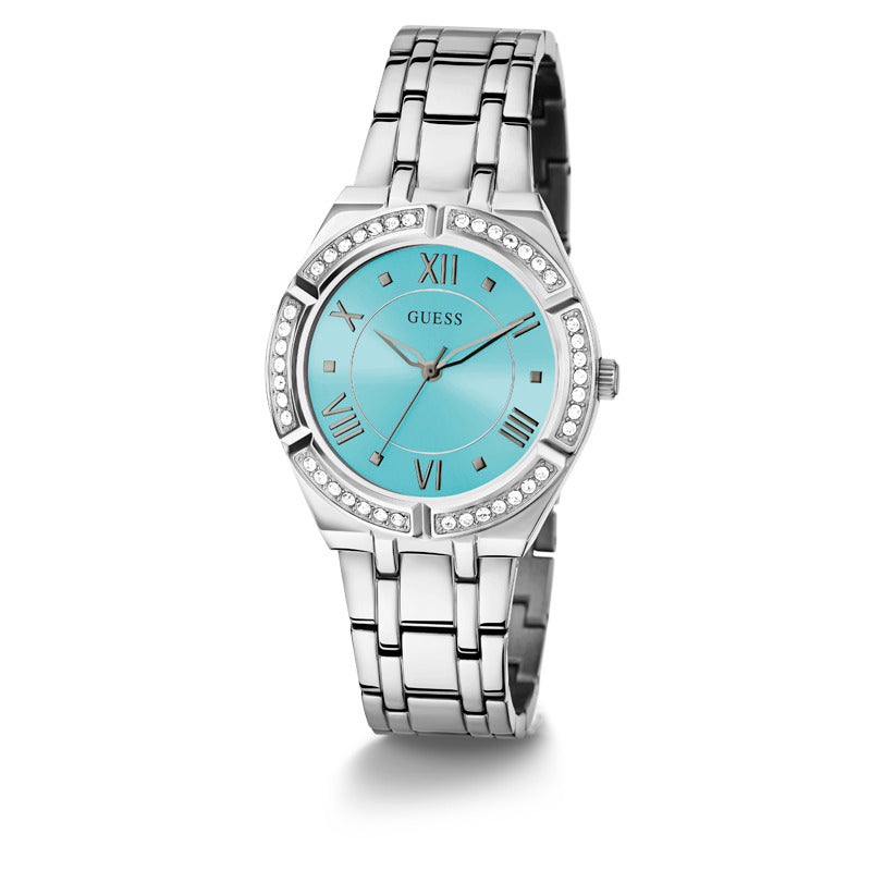 Guess Women's Quartz Blue Dial Watch - GWC-0105