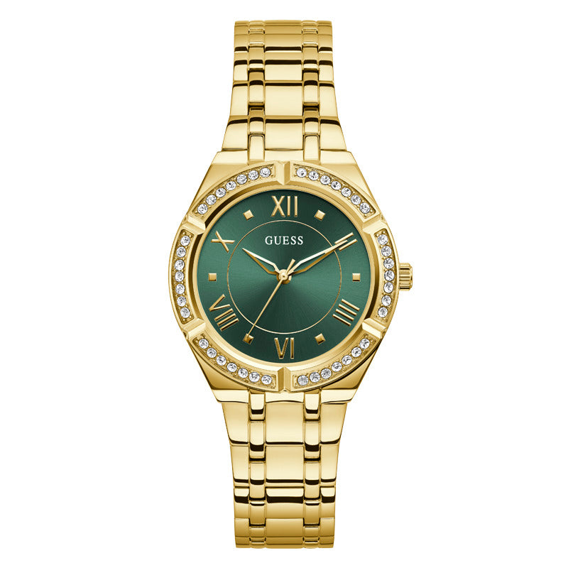 Guess Women's Quartz Green Dial Watch - GWC-0106