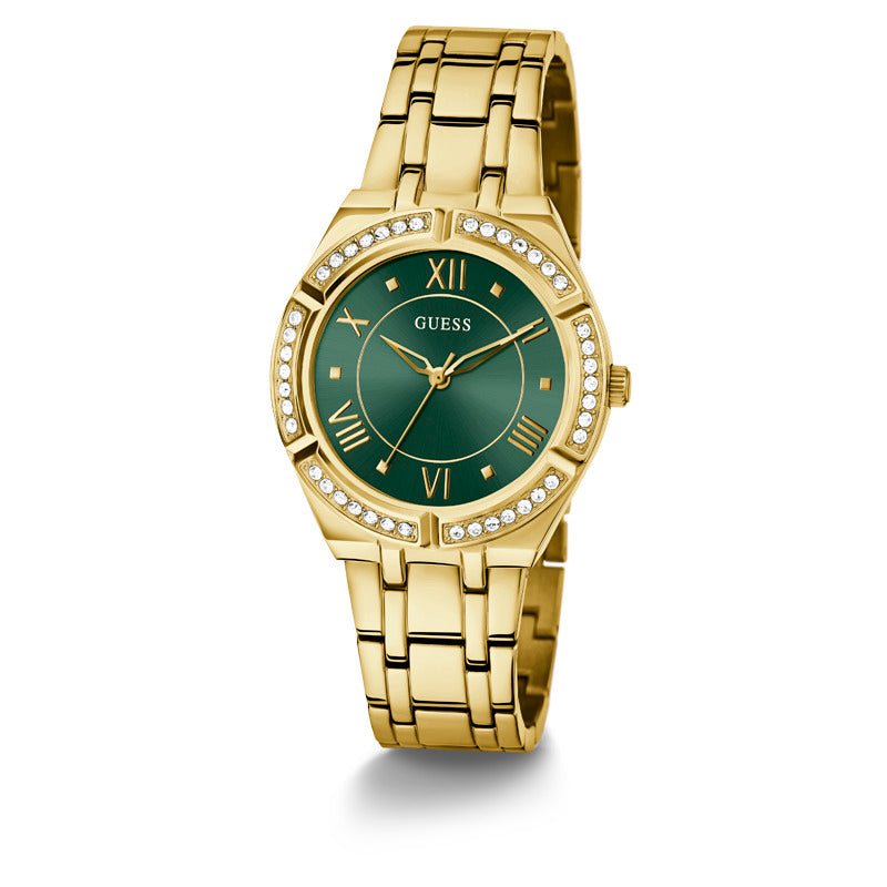 Guess green dial online watch