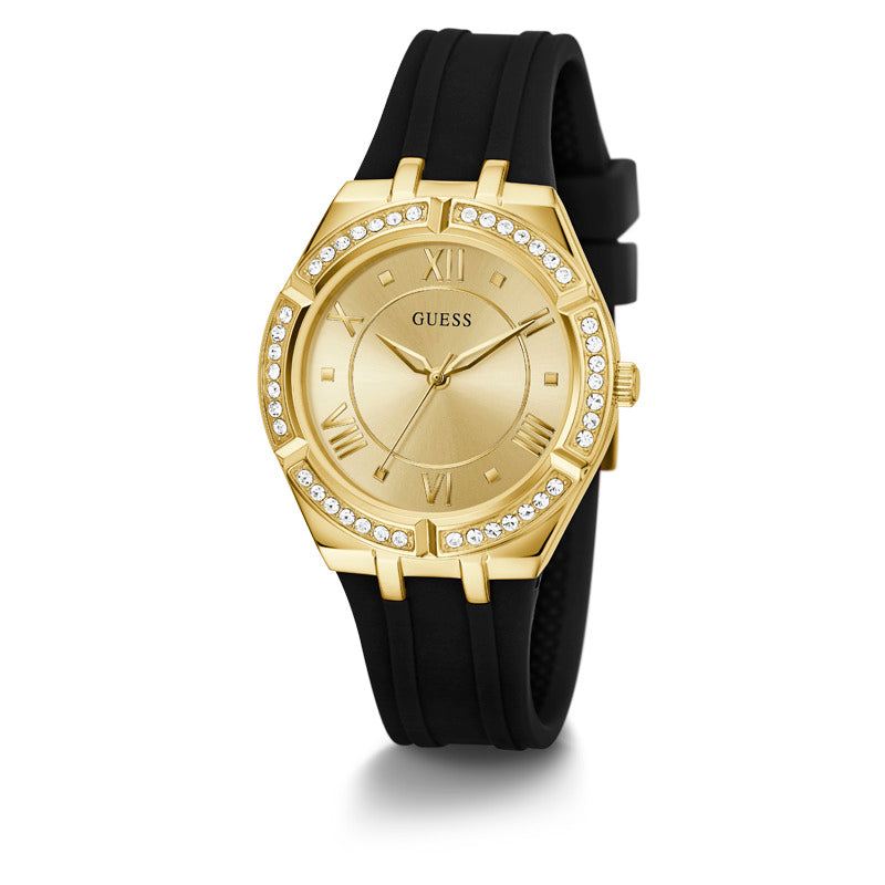 Guess Women's Quartz Watch, Gold Dial - GWC-0107