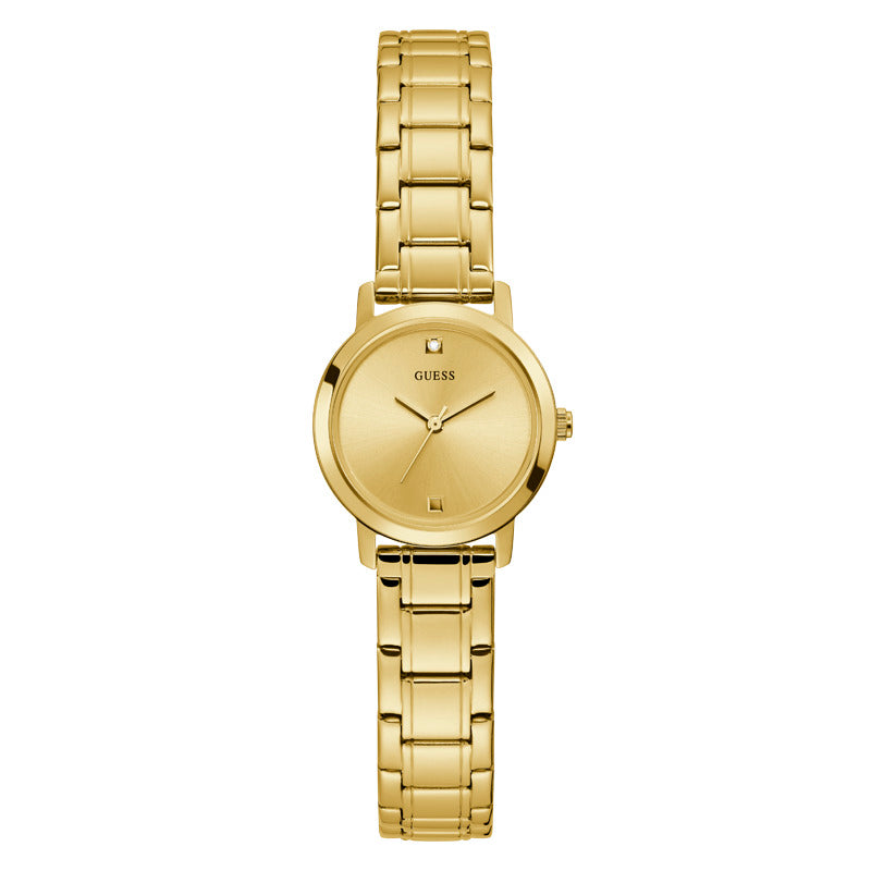 Guess Women's Quartz Watch Gold Dial - GWC-0117