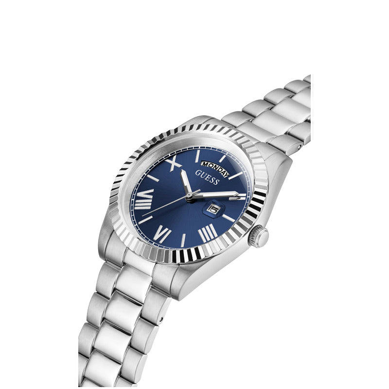 ساعة جيس الرجالية بحركة كوارتز ولون مينا أزرق - GWC-0120